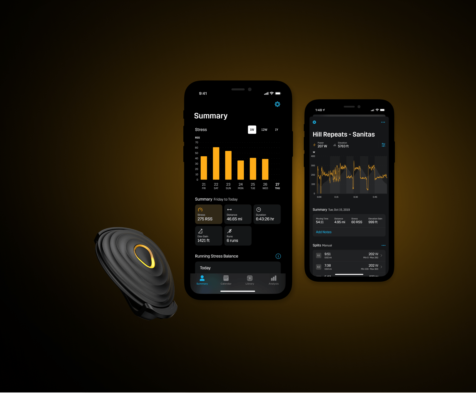 Stryd pod with mobile app